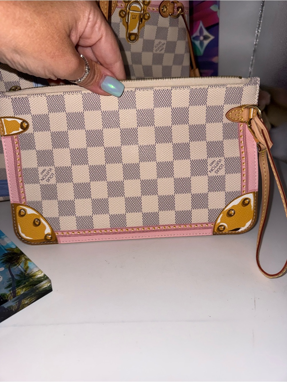 Louis Vuitton limited edition neverfull w pouch - Picture 4 of 12